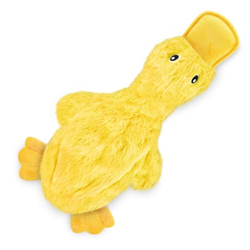 Crinkle Plush Duck Dog Toy