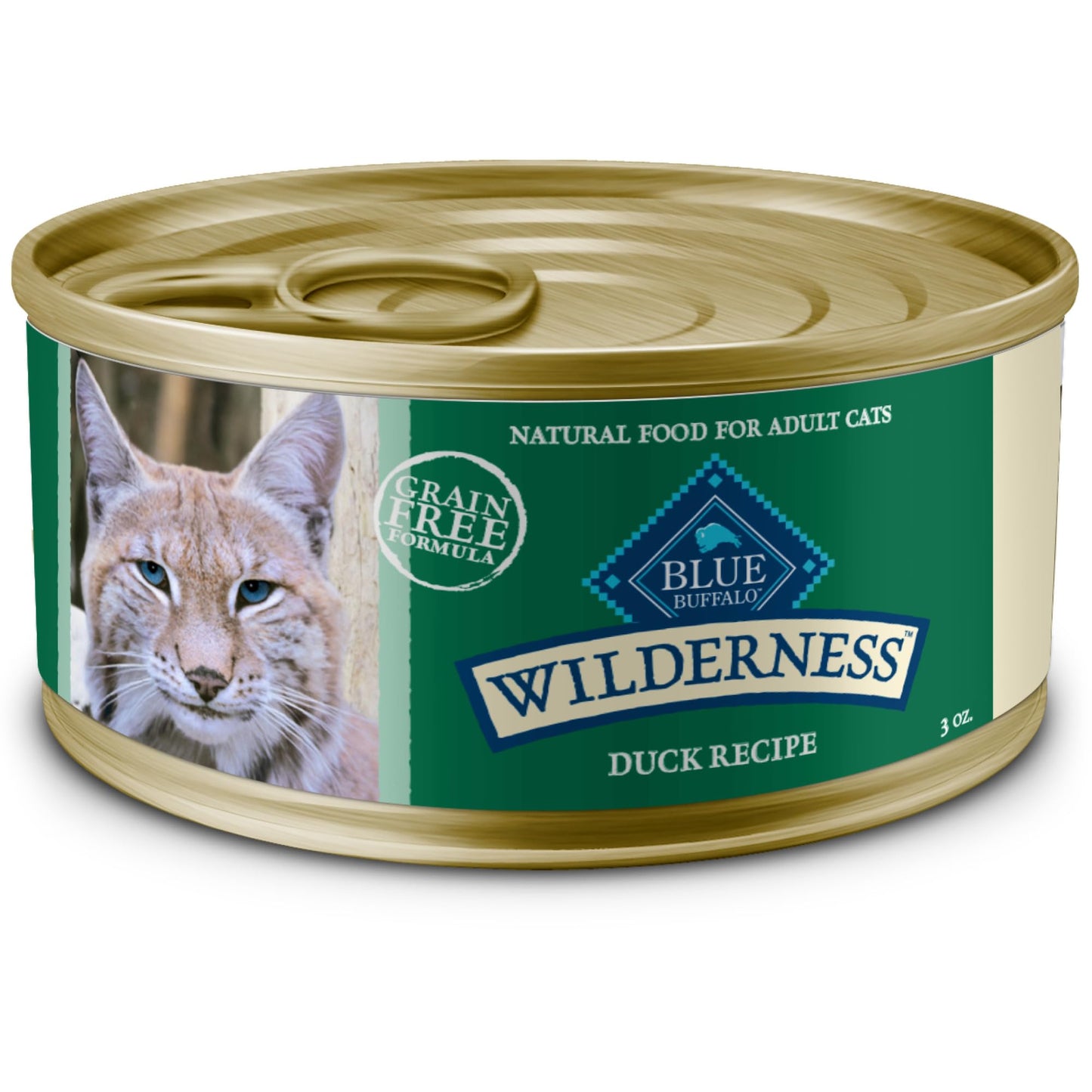 Blue Buffalo Wilderness Duck Paté Wet Cat Food – 24 Pack