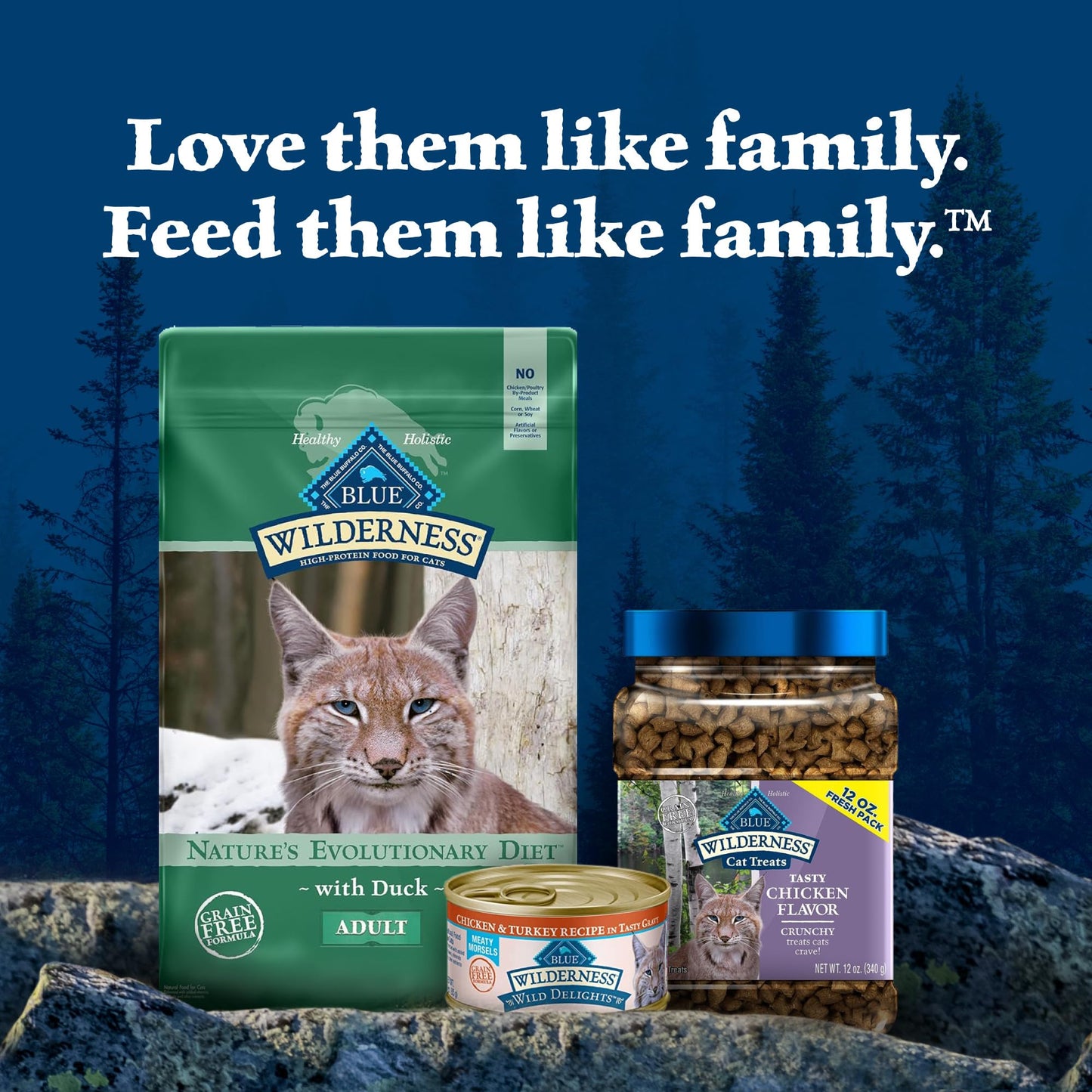 Blue Buffalo Wilderness Grain‑Free Duck Cat Food – 11 lb