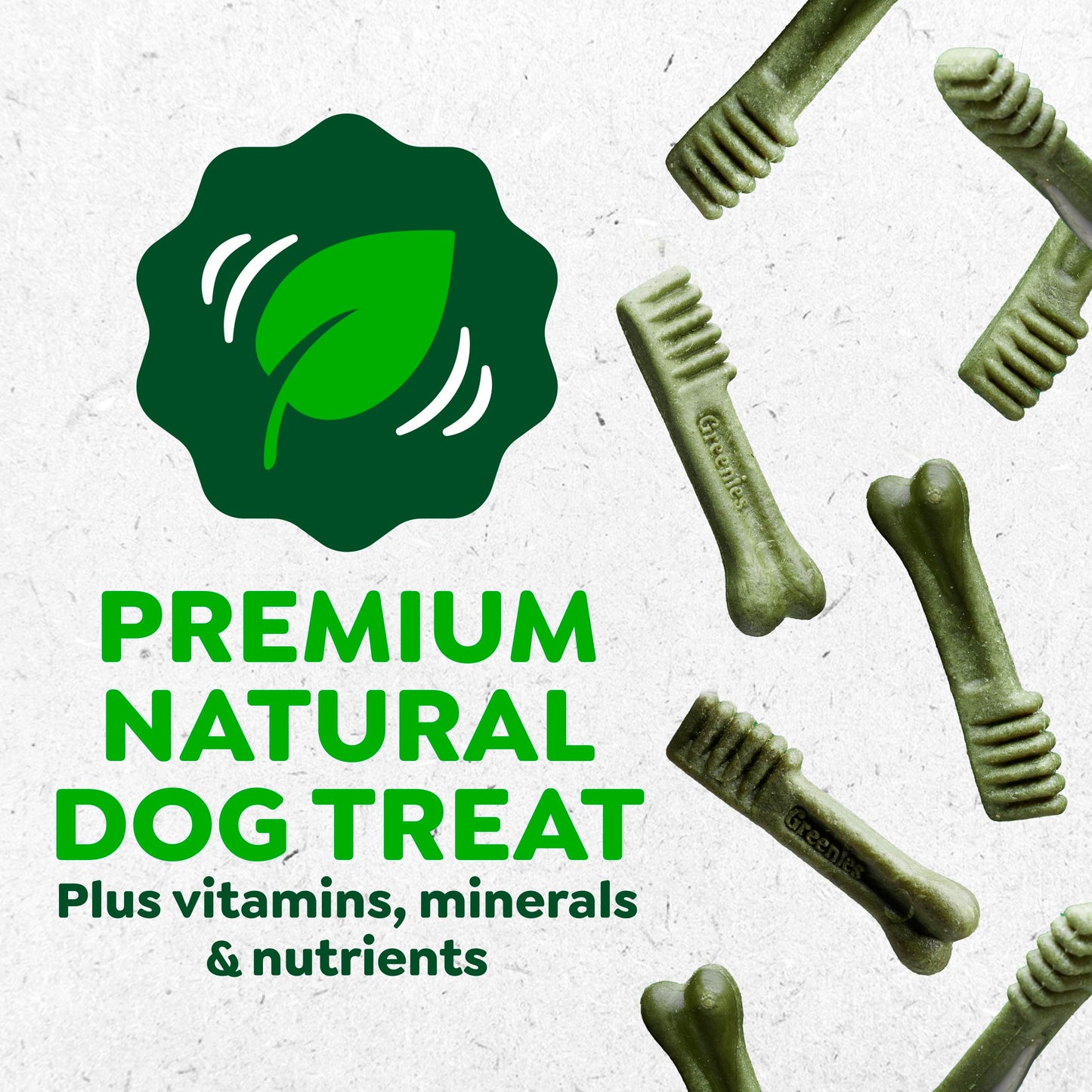 Greenies Veterinarian-Recommended Adult Natural Dental Dog Treats Regular Size, Dog Dental Chews, Original Flavor, 54 oz. Pack, 54 Count